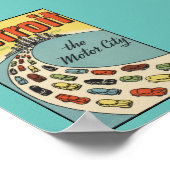 Detroit motor city poster (Hoek)