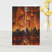 Detroit-Motown Massive - Wenskaart Kaart (Gele Bloem)