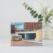 Detroit naar Windsor Tunnel Briefkaart (Staand voorkant)