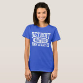 Detroit Native Born and Raised T-shirt (Voorkant volledig)