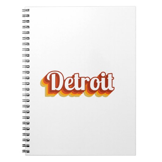  Detroit Notitieboek (Voorkant)