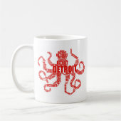 Detroit Octopus Koffiemok (Links)