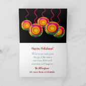 DETROIT of OM HET EVEN WELKE Ornamenten van de Feestdagen Kaart (Binnen)