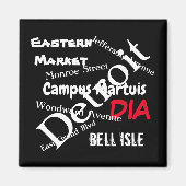 Detroit omringd door liefde magneet (Voorkant)