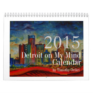 "Detroit on My Mind" Agenda 2015 Kalender