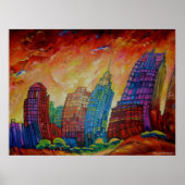 Detroit on the Rocks I - Canvas Print (Voorkant)