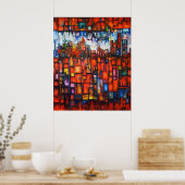 Detroit op Mijn Mind IV Canvas Print (Keuken)