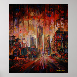 Detroit op Mijn Mind XI Canvas Print