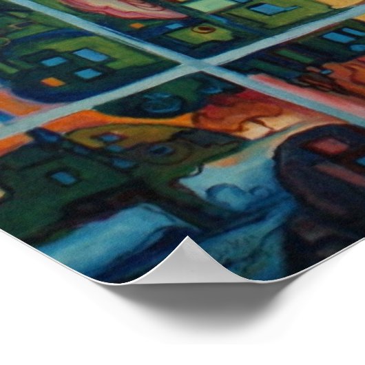 Detroit op My Mind I - Canvas Print (Hoek)