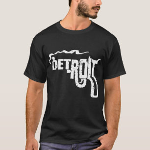 Detroit Philadelphia Pistool Altijd zonnig in zuil T-shirt