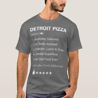 Detroit Pizza Definition Betekenis grappig T-shirt
