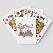 Detroit Pokerkaarten (Achterkant)