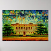 Detroit Public Main Library Renditie 1 Poster (Voorkant)