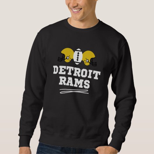 Detroit Rams Champion 2022 voor Stafford Fans Mann Trui (Voorkant)