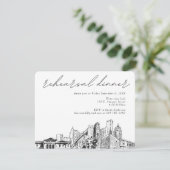 Detroit repetitie diner bruiloft behuizing Kaart (Staand voorkant)