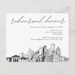 Detroit repetitie diner bruiloft behuizing Kaart