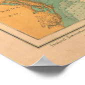 Detroit River Chart Map Poster (Hoek)