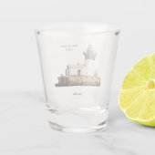 Detroit River Light shot glas (Achterkant)