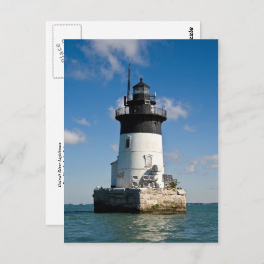 Detroit River Lighthouse Briefkaart (Voorkant / Achterkant)