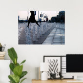 Detroit riverside #1 poster (Thuiskantoor)