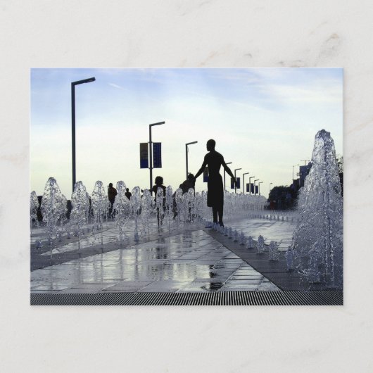 Detroit riverside #3 briefkaart (Voorkant)