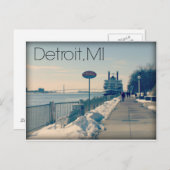 Detroit Riverwalk Briefkaart (Voorkant / Achterkant)