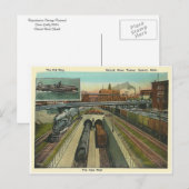 Detroit riviertunnel Briefkaart (Voorkant / Achterkant)