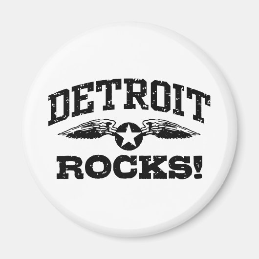 Detroit Rocks Magneet (Voorkant)