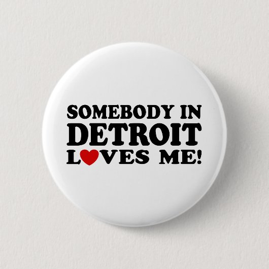 Detroit Ronde Button 5,7 Cm (Voorkant)
