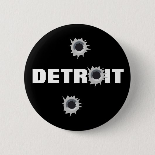 Detroit Ronde Button 5,7 Cm (Voorkant)