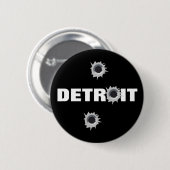 Detroit Ronde Button 5,7 Cm (Voorkant /achterkant)