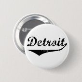 Detroit Ronde Button 5,7 Cm (Voorkant /achterkant)