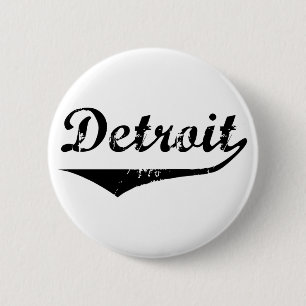 Detroit Ronde Button 5,7 Cm