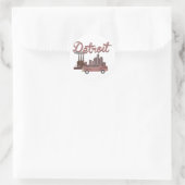 Detroit Ronde Sticker (Tas)