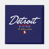 Detroit script magneet (Voorkant)