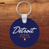 Detroit script sleutelhanger (Voorkant)