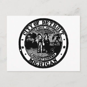 Detroit Seal Briefkaart