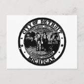Detroit Seal Briefkaart (Voorkant)