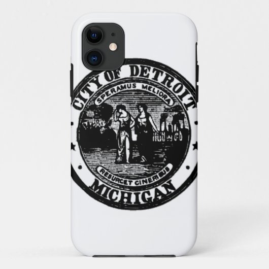 Detroit Seal Case-Mate iPhone Case (Achterkant)