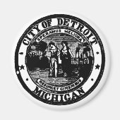 Detroit Seal Magneet (Voorkant)