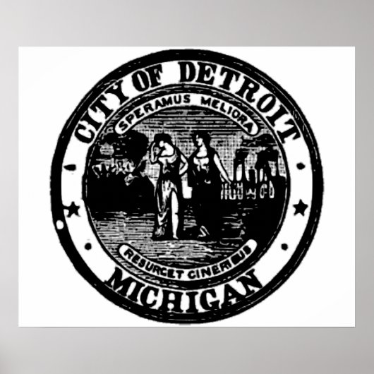 Detroit Seal Poster (Voorkant)