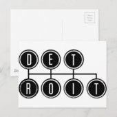 Detroit Shifter Briefkaart (Voorkant / Achterkant)