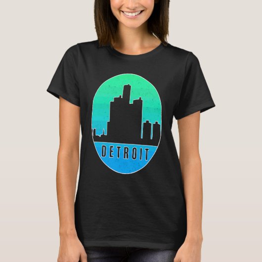 Detroit Silhouet 15 T-shirt (Voorkant)