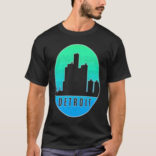 Detroit Silhouet 15 T-shirt (Voorkant)