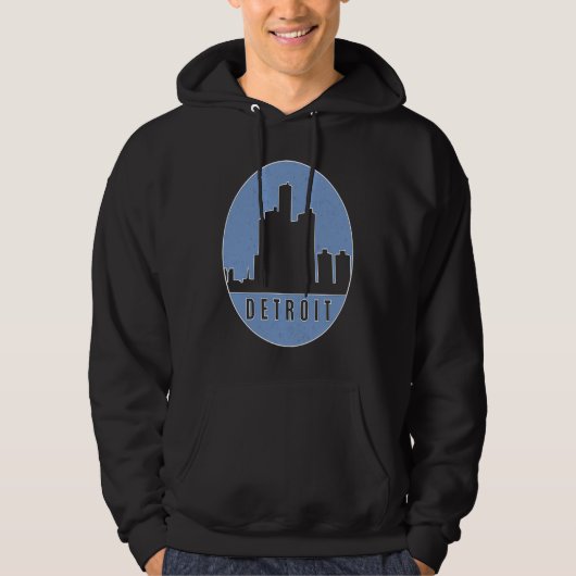 Detroit Silhouet 7 Hoodie (Voorkant)