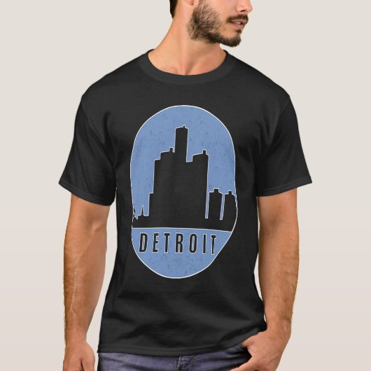 Detroit Silhouet 7 T-shirt (Voorkant)
