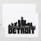 Detroit Skyline (Voorkant / Achterkant)