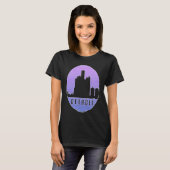 Detroit Skyline 1 T-shirt (Voorkant volledig)