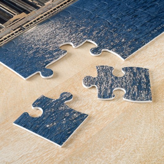 Detroit skyline 2 legpuzzel (Zijkant)