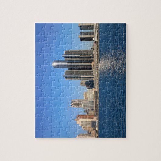 Detroit skyline 2 legpuzzel (Verticaal)